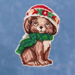 Набор для вышивания Puppy, Счетный крест и бисер, фото